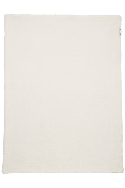 Meyco Baby - Waffle Teddy crib bed blanket - Taupe - 75x100cm