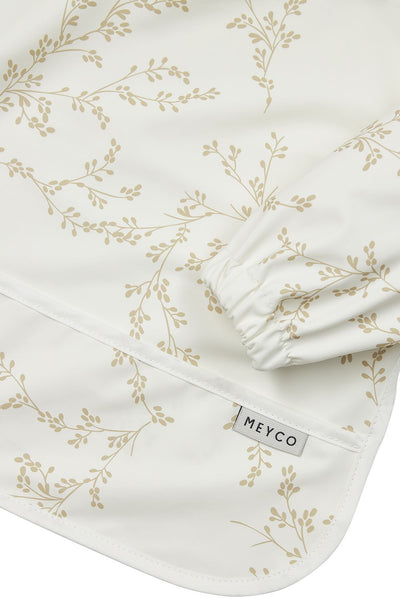 Meyco Baby - Bib with sleeves - Branches Sand