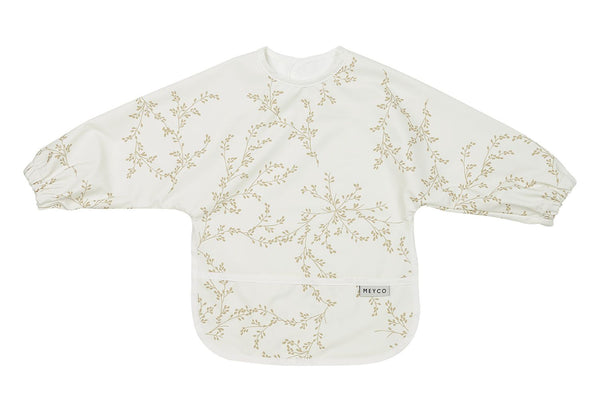 Meyco Baby - Bib with sleeves - Branches Sand