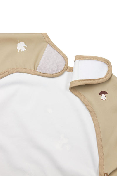 Meyco Baby - Bib with sleeves - Branches Sand