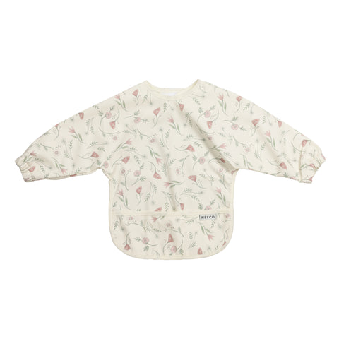 Meyco Baby - Bib with sleeves Flower Multicolour
