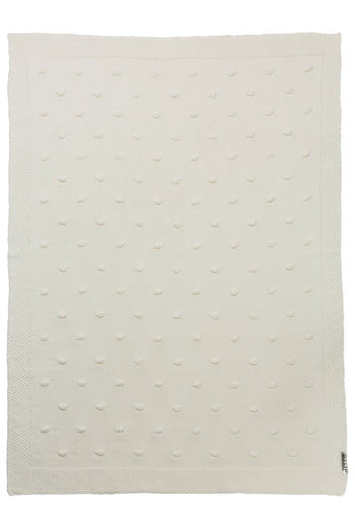 Meyco Baby - Knots crib bed blanket - Offwhite - 75x100cm
