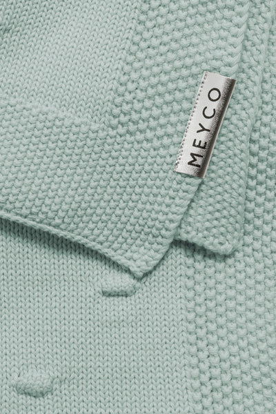 Meyco Baby - Knots crib bed blanket - Offwhite - 75x100cm