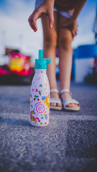 Cool Bottles - Kids 350ml -Fantasy Series - Funny Unicorns