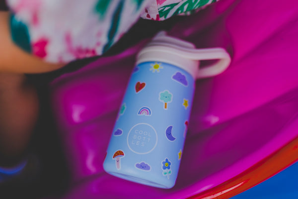 Cool Bottles - Kiddies 350ml - Dreamworld Series - Rainbow Clouds