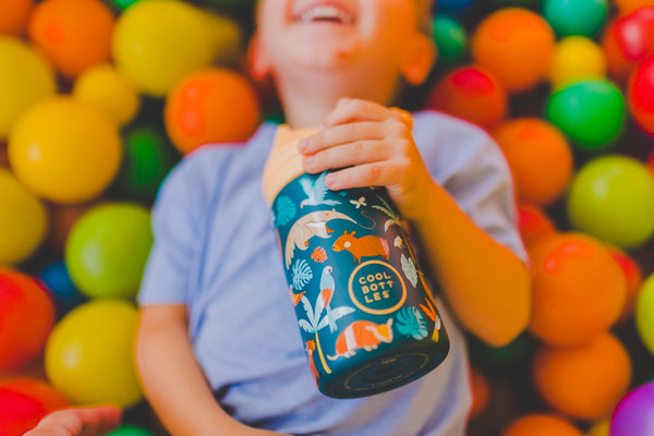 Cool Bottles - Kiddies 350ml - Habitat Series - Rainforest Refuge