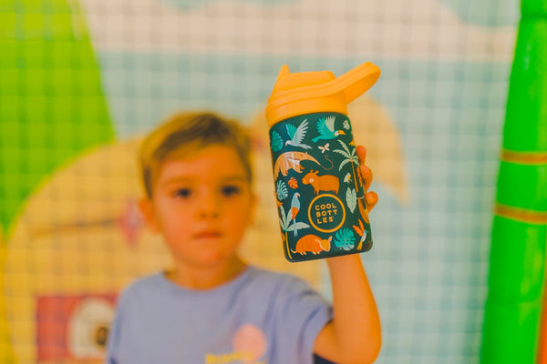 Cool Bottles - Kiddies 350ml - Habitat Series - Rainforest Refuge