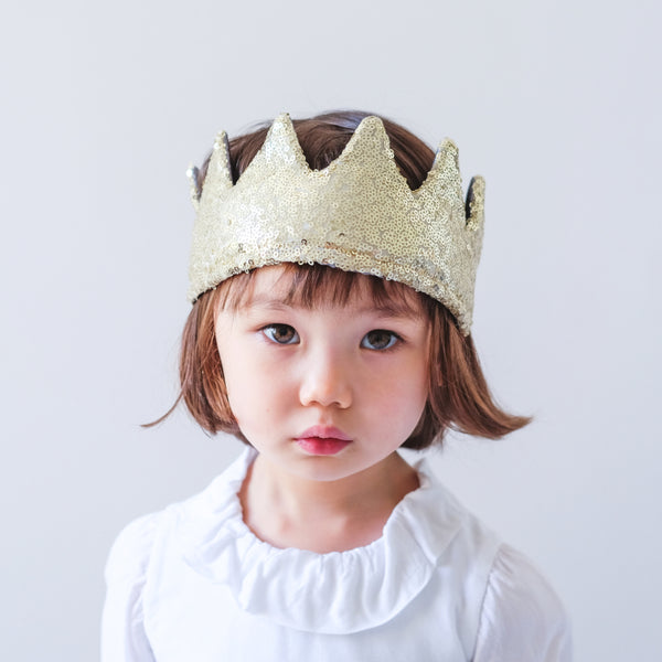 Mimi & Lula - Sequin Crown-Gold
