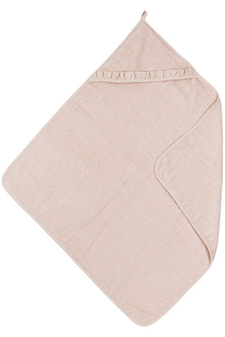 Meyco Baby - Ruffle bathcape terry - Soft pink