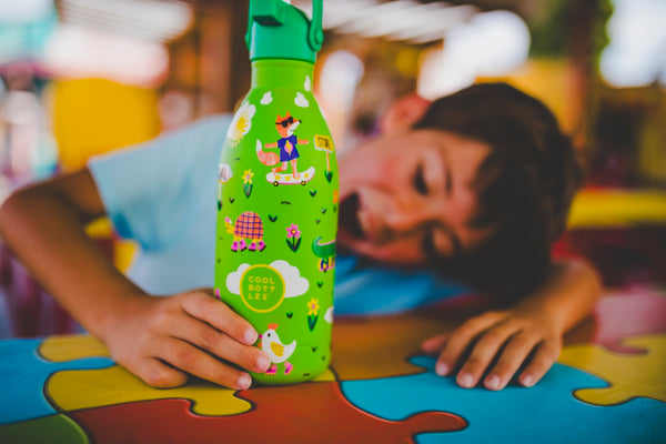 Cool Bottles - Kids 500ml -Explorer Series - Rolling Skaters