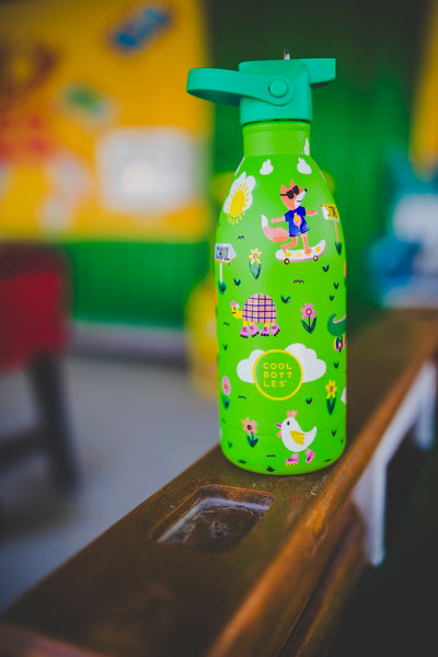 Cool Bottles - Kids 500ml -Explorer Series - Rolling Skaters