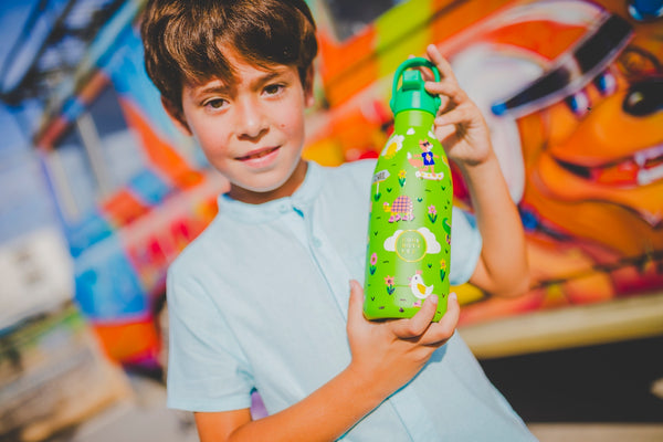 Cool Bottles - Kids 500ml -Explorer Series - Rolling Skaters