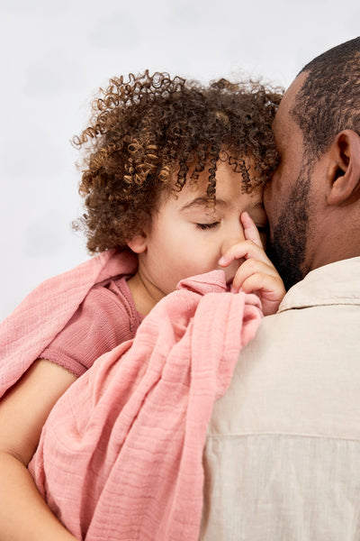 Meyco Baby - Swaddle - 2-pack - pre-washed muslin - Uni soft rose/rose - 120x120cm