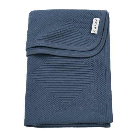 Meyco Baby - Blanket Pure Indigo