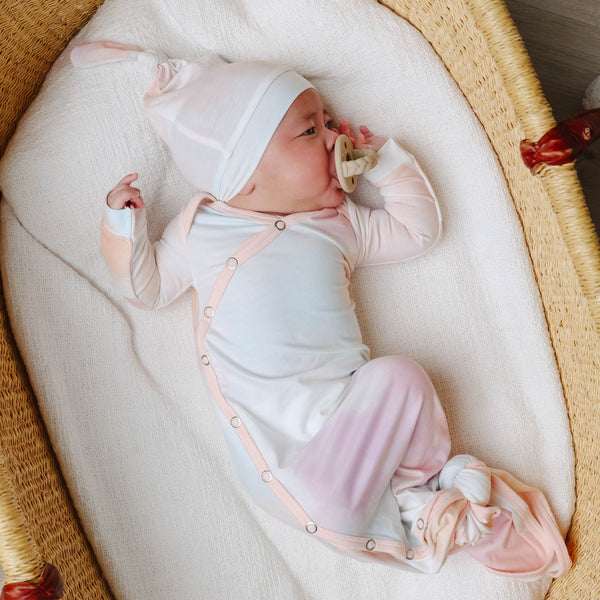 Copper Pearl - Nova Top Knot Hat