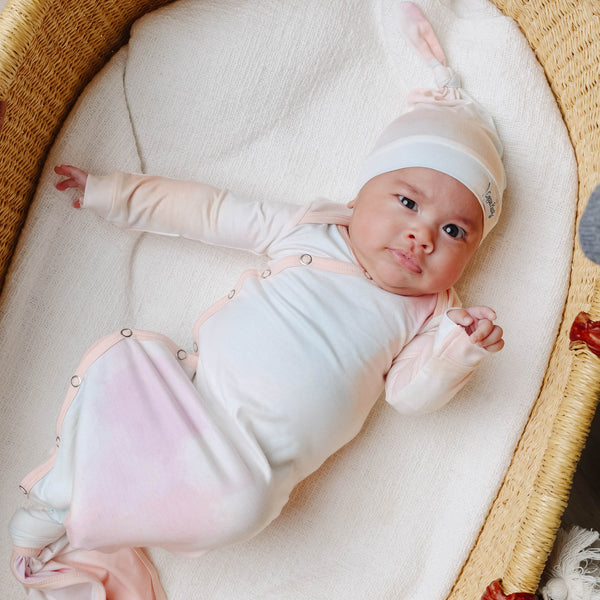 Copper Pearl - Nova Top Knot Hat