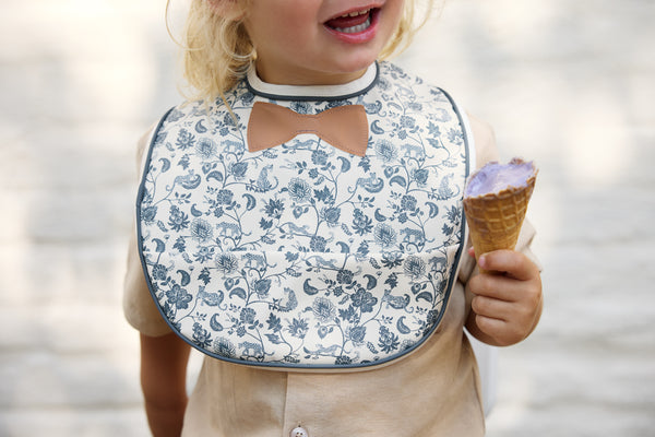 Elodie Details - Baby Bib - Garden Leo Toile Bow