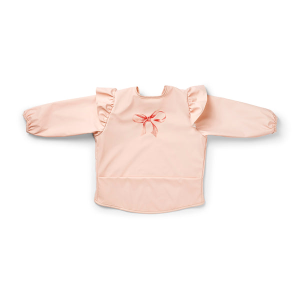 Elodie Details - Longsleeved Baby Bib - Rosy Bow
