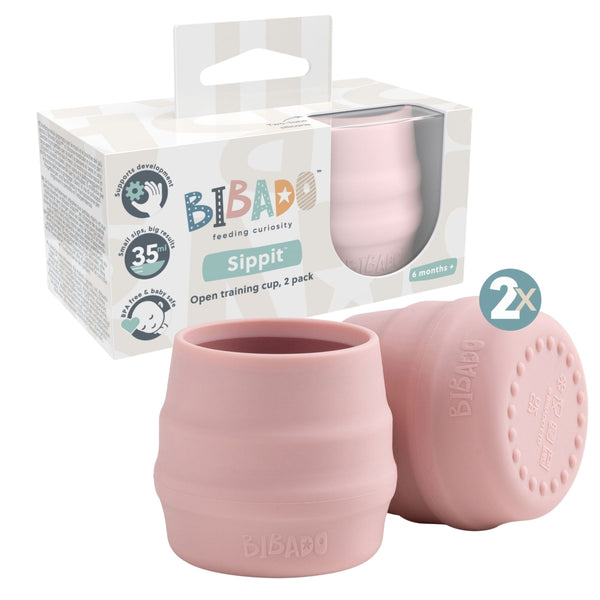 Bibado - Sippit™ Silicone Trainer Cup 2-Pack: Blush