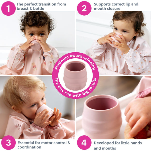 Bibado - Sippit™ Silicone Trainer Cup 2-Pack: Blush
