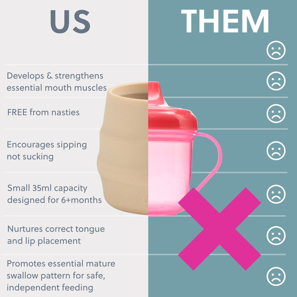 Bibado - Sippit™ Silicone Trainer Cup 2-Pack: Fawn