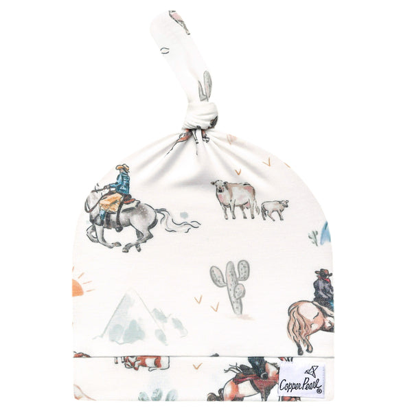 Copper Pearl - Boone Top Knot Hat