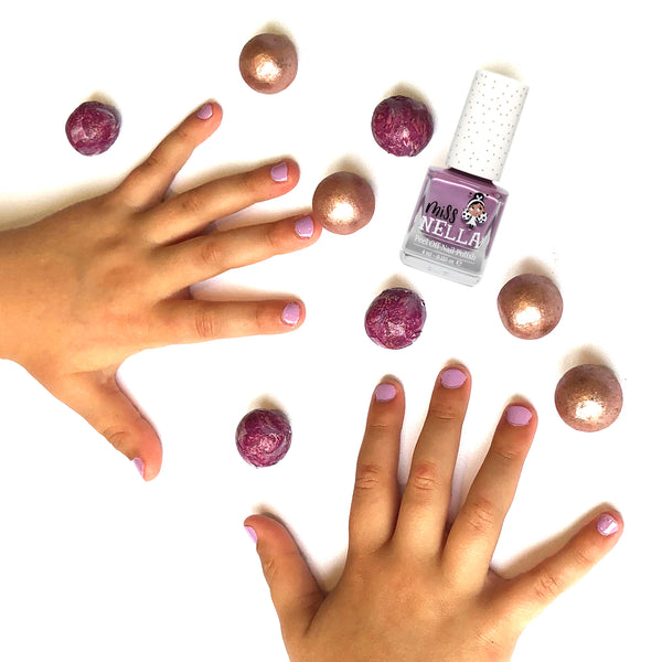 Miss Nella - Peel Off Nail Polish - Bubble Gum - Lilac