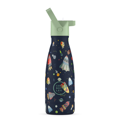 Cool Bottles - Kids 260ml - Adventures Series - Space Rockets