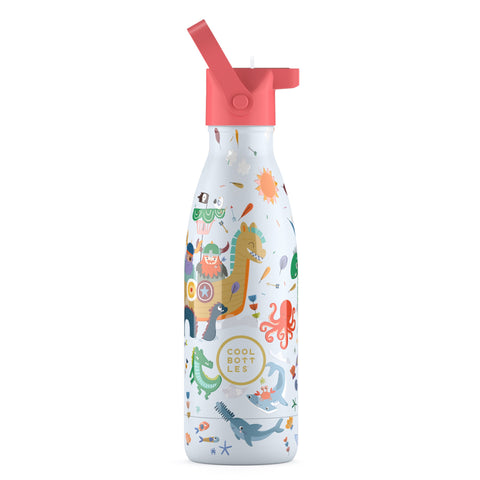 Cool Bottles - Kids 350ml - Playland Series - Brave Vikings