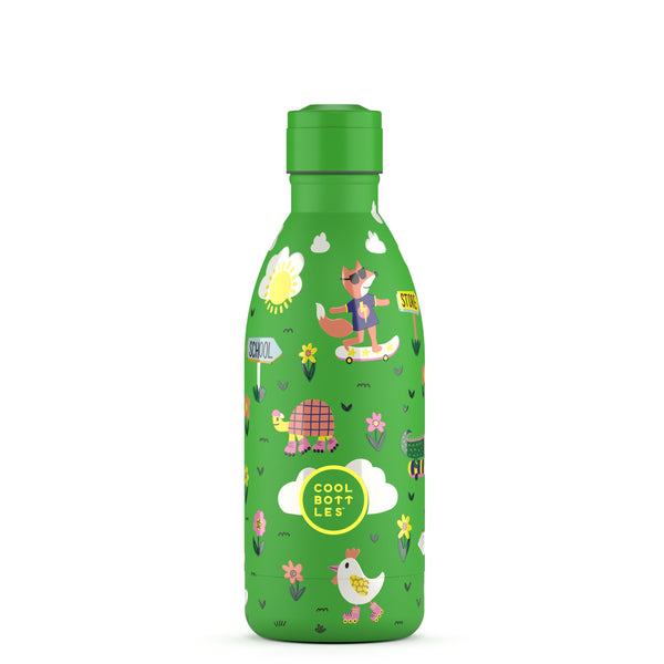 Cool Bottles - Kids 500ml -Explorer Series - Rolling Skaters