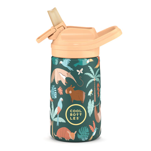Cool Bottles - Kids 350ml - Habitat Series - Rainforest Refuge