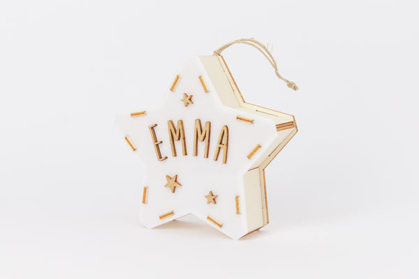 Vintiun - Mini Star Lamp Battery Powered + Lettering Kit