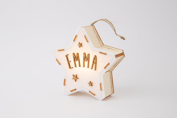 Vintiun - Mini Star Lamp Battery Powered + Lettering Kit