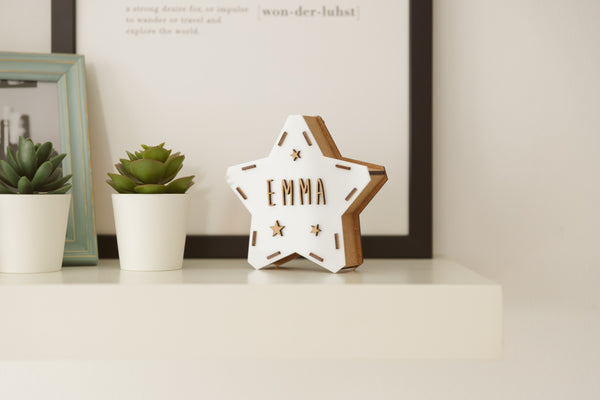 Vintiun - Mini Star Lamp Battery Powered + Lettering Kit