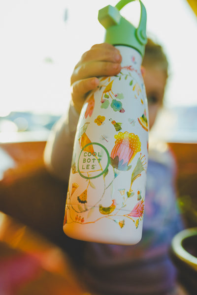 Cool Bottles - Kids 260ml - Adventures Series- Spring Flowers
