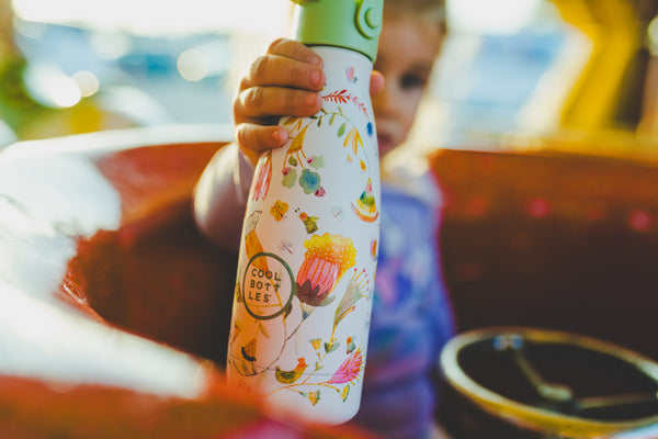 Cool Bottles - Kids 260ml - Adventures Series- Spring Flowers