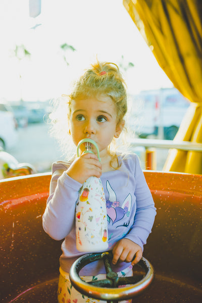 Cool Bottles - Kids 260ml - Adventures Series- Spring Flowers