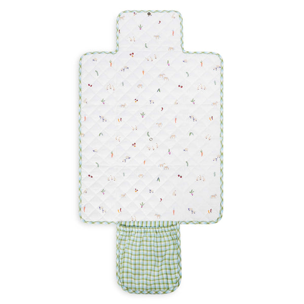 Avery Row - Travel Changing Mat - Greenhouse Gingham