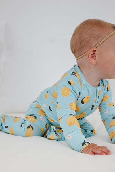 Copper Pearl - Lucy Bamboo Zip-up Footie Pajama