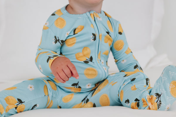 Copper Pearl - Lucy Bamboo Zip-up Footie Pajama