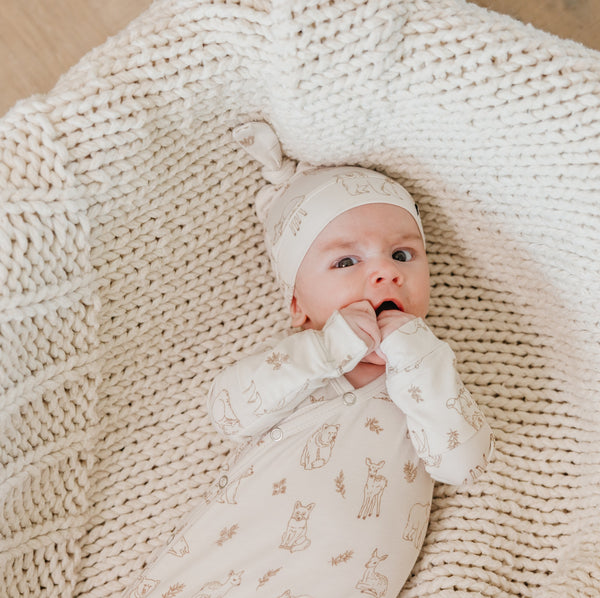 Copper Pearl - Dylan Top Knot Hat