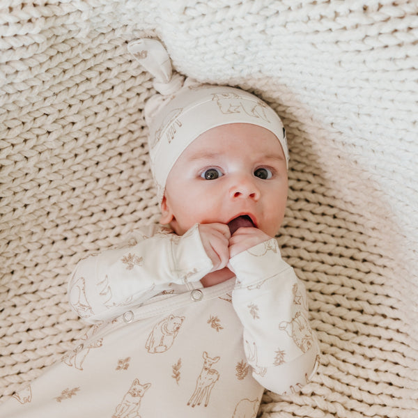 Copper Pearl - Dylan Top Knot Hat