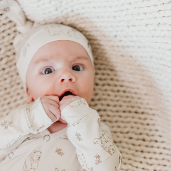 Copper Pearl - Dylan Top Knot Hat