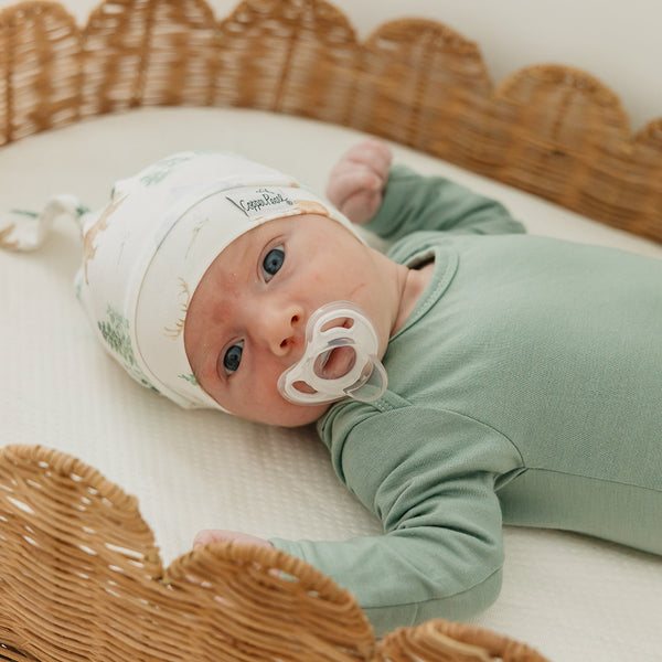 Copper Pearl - Grayson Top Knot Hat