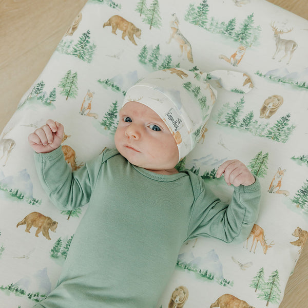 Copper Pearl - Grayson Top Knot Hat