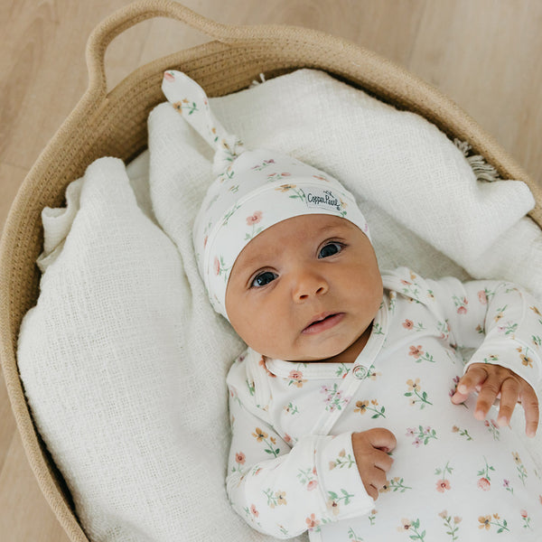 Copper Pearl - Eloise Top Knot Hat