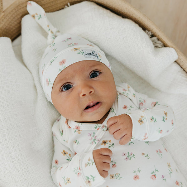 Copper Pearl - Eloise Top Knot Hat