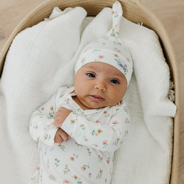 Copper Pearl - Eloise Top Knot Hat