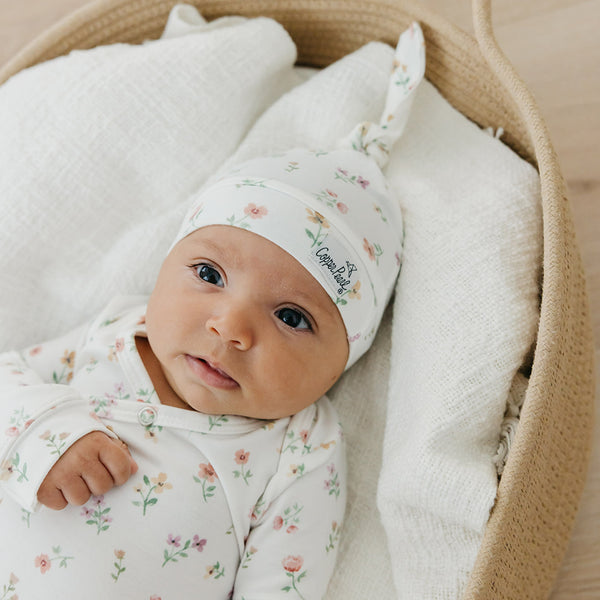 Copper Pearl - Eloise Top Knot Hat