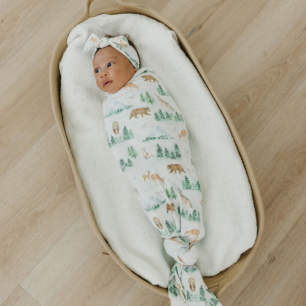 Copper Pearl - Grayson Swaddle Blanket